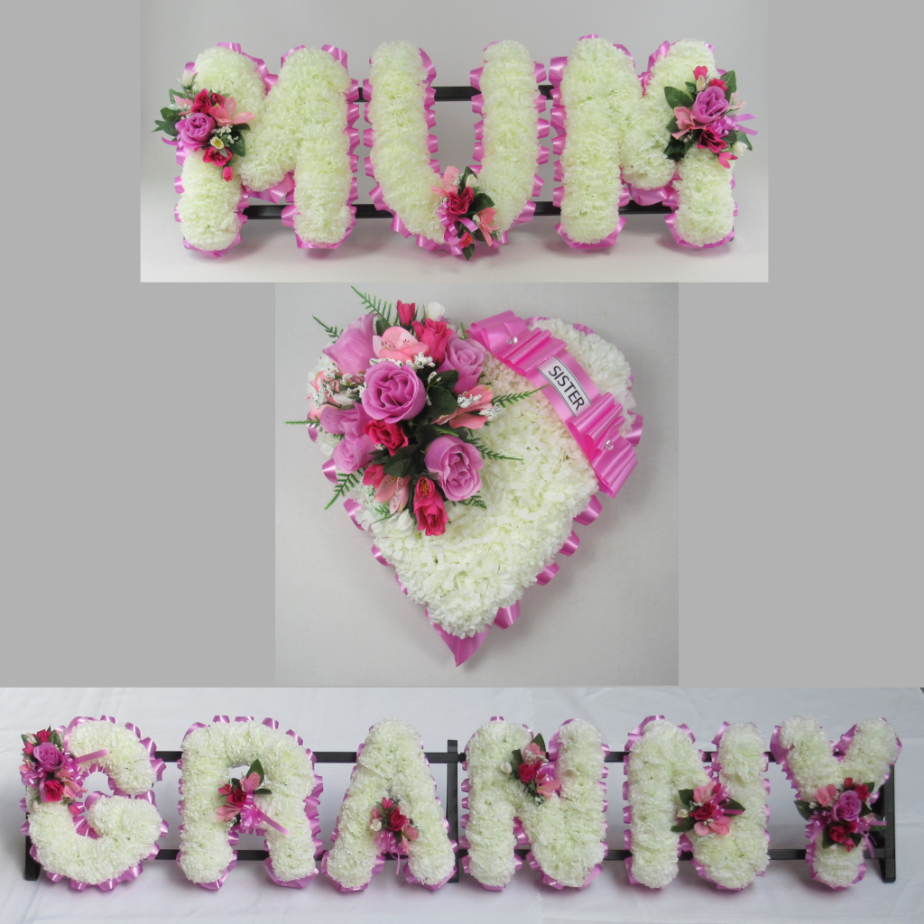 Funeral Flowers Package Customiseable Mum Gran Nanny Sister ...